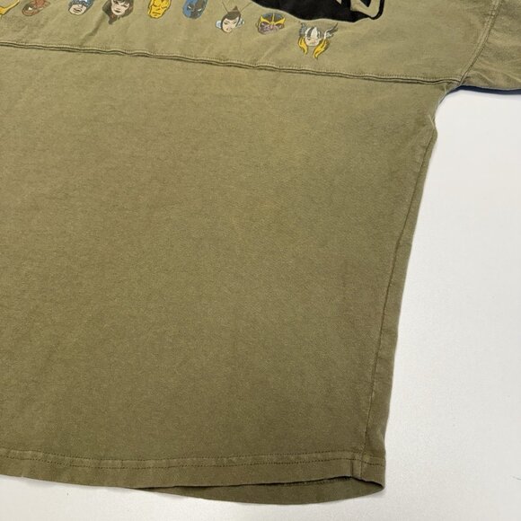 Marvel Superheroes Disney Spirit Jersey T Shirt Mens L 24.5x28 Long Sleeve - Picture 10 of 14